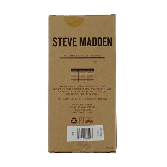 Steve Madden Women's Black Tights: 4 Pack / Size Small - Picture 2 of 5